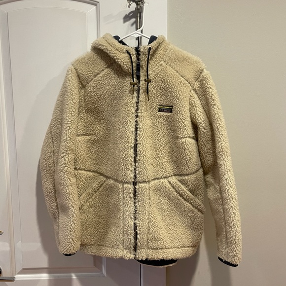 LL Bean Mountain Pile Fleece Coat - Picture 1 of 10